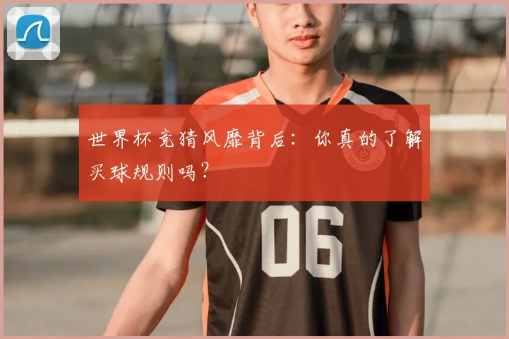 世界杯竞猜风靡背后:你真的了解买球规则吗?